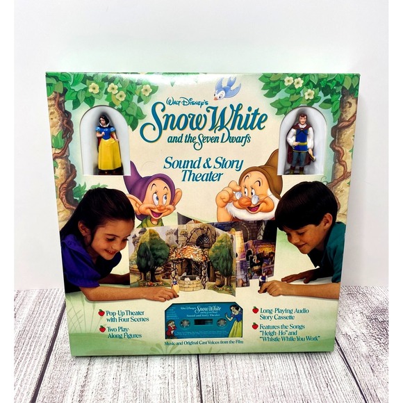 Disney's Snow White and the Seven‎ Dwarfs Sound & Story Theater w/ Cassette NIB - Picture 1 of 6